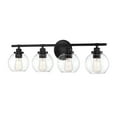 thumbnail image 3 of Carson 4-Light Bathroom Vanity Light in Matte Black, 3 of 5