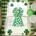 thumbnail image 2 of Wozhuo St Patricks Day Bow Decor 30x50cm Large Wreath Ribbon Indoor Outdoor Party, 2 of 6