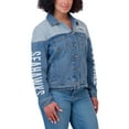thumbnail image 4 of Women's WEAR by Erin Andrews  Seattle Seahawks Full-Button Denim Jacket, 4 of 5