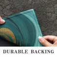 thumbnail image 6 of Teal and Gold Marble Glitter Waves Pattern Door Rugs,Washable Non Slip Door Mats Indoor,Decorative Door Mats,Entry Mat Indoor for Entrance,Bedroom,Kitchen,Bathroom,17"x30", 6 of 6