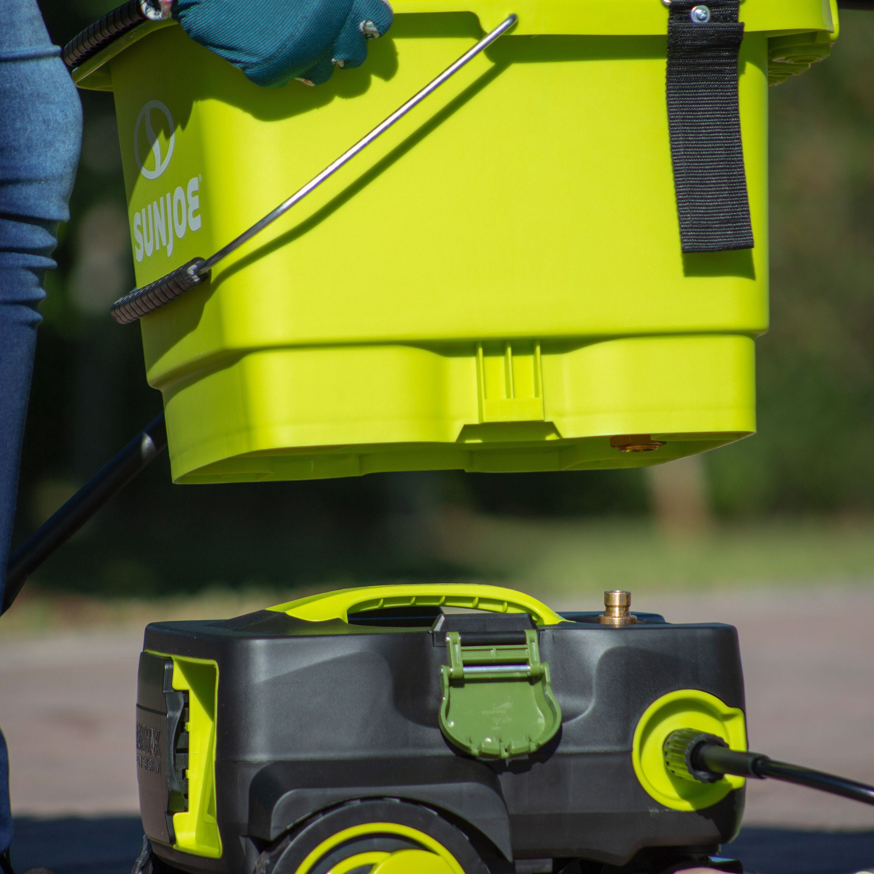 Sun Joe SPX6001C 40V Cordless Pressure Washer, 4.0-Ah Battery, 5.3-Gal Bucket