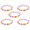 E, variant on Pack of 5 Pet Collars with Colorful Pompoms for Party Wear Daily Fashion Cats Collar for Festival