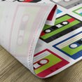 thumbnail image 5 of Ambesonne Vintage Place Mats Set of 4, Retro Cassette Collage, Standard Size, Green Blue, 5 of 6