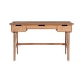 thumbnail image 2 of Linon Howry 3-Drawer Rattan Writing Desk, 51" W x 23" D, Natural Finish, 2 of 17
