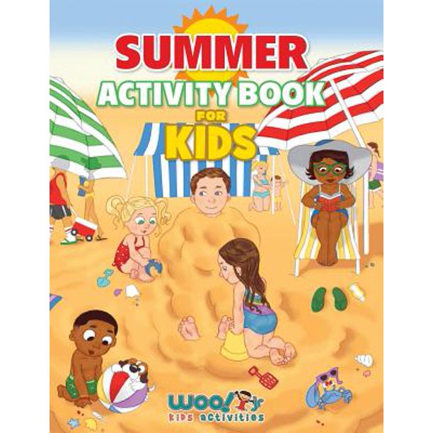summer activity book for kids reproducible games worksheets and coloring book woo jr kids activities books paperback walmart com