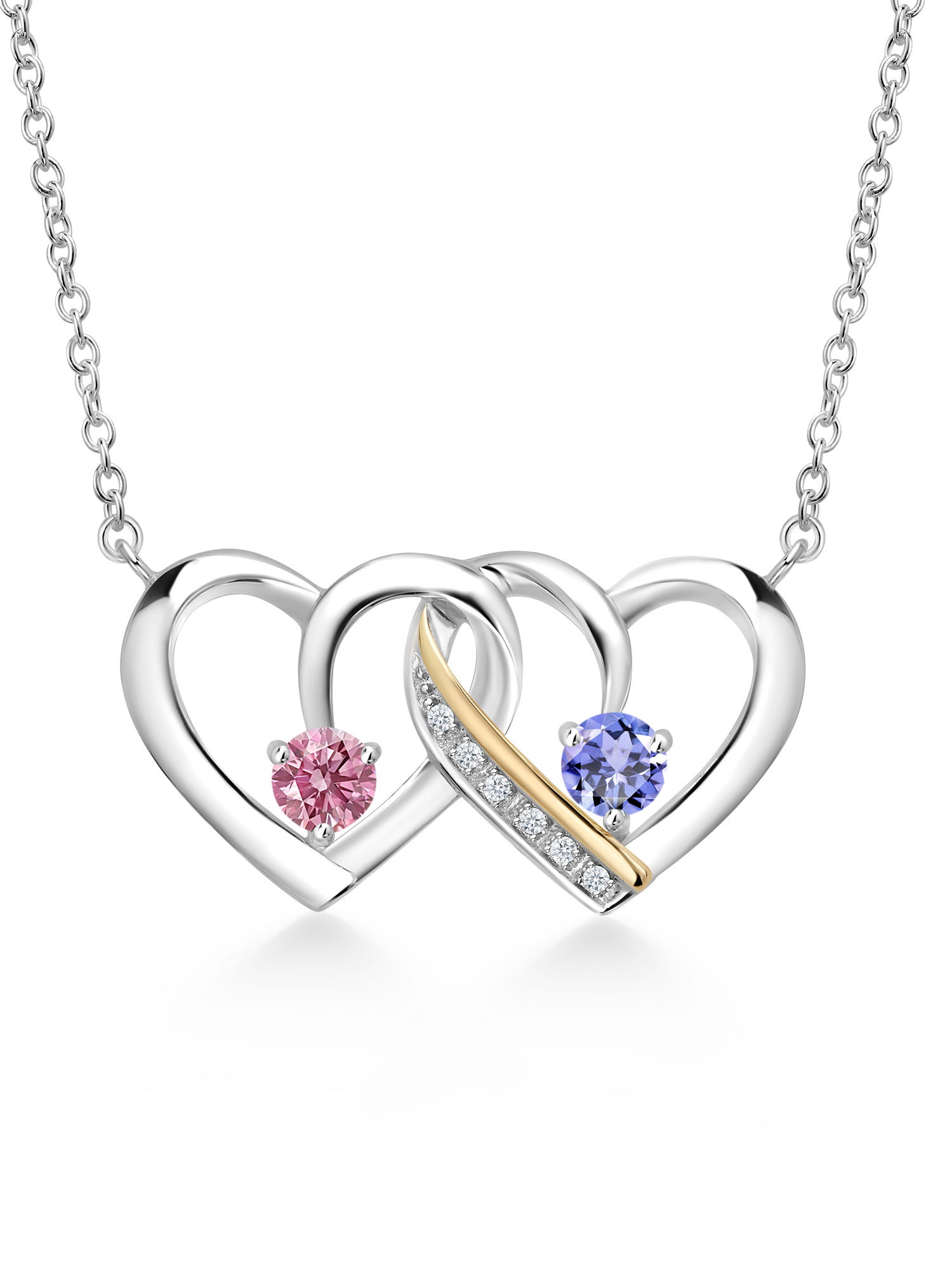 Valentine's Gift Tanzanite Gemstone 925 Sterling Silver Handmade Pendant 2.6" 
