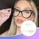thumbnail image 4 of Sonducket 1 par de gafas de mujer de repuesto Universal HD elegante protección solar inastillable gafas de moda rosa Type3 NO3, 4 of 6