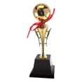 thumbnail image 1 of Trofeo esférico Balón de Oro Fútbol Grande Mejor Regalo, Trofeo de Fútbol Decoración Trofeo de Balón de Oro de Fútbol para Regalo de Cumpleaños 445 cm, 1 of 8