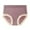 Coffee, variant on Oksale Cotton Panties for Women High Waisted Breathable Bikini Briefs Soft Comfortable Lace Underwear for Everyday Silver XL
