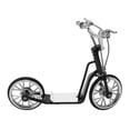 thumbnail image 4 of Deck Scooter Toys 13x16.5cm/5.1x6.5in Vivid DIY Alloy Material Black Miniature Toys Scooter Ornament for Bookshelves, 4 of 5