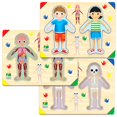 thumbnail image 2 of Rompecabezas de Madera The Learning Journey Lift and Learn Inside of Me 28 piezas Cuerpo Humano, 2 of 5