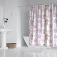 thumbnail image 2 of Princess Rainbow Castle Pattern Shower Curtain 72"x84" ,Bathroom Decorative Shower Curtains Set with 12 Hooks,Modern Waterproof Washable Shower Curtain, 2 of 6