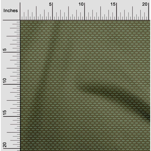 oneOone Viscose Jersey Dark Olive Green Fabric Maze Style Geometric Craft Projects Decor Fabric Printed by The Yard 60 Inch Wide