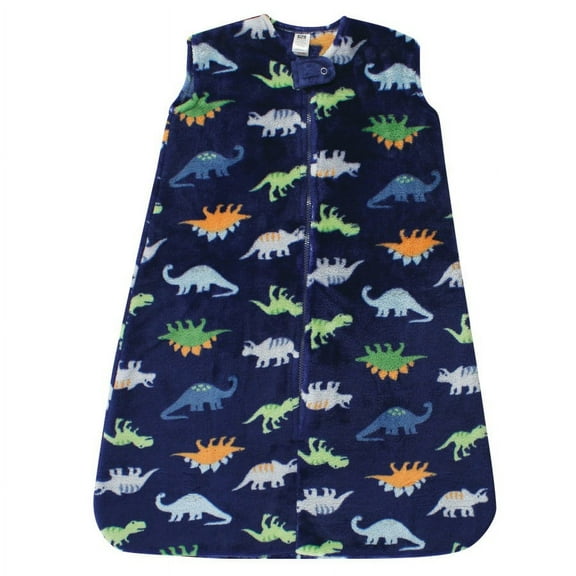 Hudson Baby Infant Boy Plush Sleeping Bag, Sack, Blanket, Dinosaurs, 0-6 Months