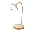thumbnail image 3 of Gnmfd Foldable LED Desk Lamp with 3 Color Temperature Stepless Dimming Eye Protection Reading Lamp with Phone and Pen Holder for Bedroom Study Office Table Night Lights Plug in, 3 of 6