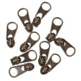 thumbnail image 6 of amagogo 4x10pcs Bronze Zip Puller/Zipper Pull Sliders Head Zipper Repair Kit, 6 of 9