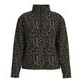 thumbnail image 1 of Chamarra Simply Basic para Mujer, con Gorro, Animal Print Café Talla M, 1 of 4