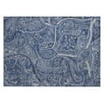thumbnail image 2 of Addison Rugs Chantille Indoor/Outdoor Traditional Paisley Navy Washable Rectangle Rug, 1'8" x 2'6", 2 of 5