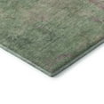 thumbnail image 3 of Addison Rugs Mayfield Premium Machine Washable Transitional Abstract Aloe Runner Rug, 2'3" X 7'6" Machine Washable Transitional Abstract Aloe Oversized Sherpa Throw Blanket, 3 of 6