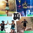 thumbnail image 6 of Running Vest, Hydration Backpack with 500ml Water Bladder Adjustable Chest Straps Reflective Strip Design Lightweight Breathable  for Women Men Run/Hiking/Cycling/Climbing, 6 of 6