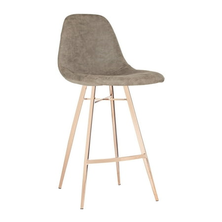 Safavieh Mathison Modern Glam Counter Stool with Footrest