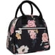 thumbnail image 1 of Fiambrera aislante OPUX para mujeres, niñas y niños, color negro floral, 1 of 6