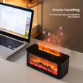 thumbnail image 3 of Mini Fireplace Diffuser for Essential Oils Fireplace Humidifier Air Aromatherapy Fire Place Diffuser for Bedroom Home, 3 of 8