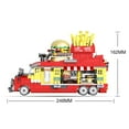 thumbnail image 4 of Intexca 870PCS Burger Food Truck Building Set - STEM Toy for Kids, 4 of 5
