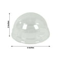 thumbnail image 3 of Efavormart 50 Pack Clear Plastic Dome Lids For Cupcake Liners, Disposable Baking Cake Cup Lids - 3", 3 of 11