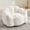 White, variant on Modern Adult Pillow Chair with Armrest in Soft Plush, 1 Seat Size, Ideal for Reading, Relaxing in Various Environments