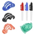 thumbnail image 1 of Golf Ball Line Marker Golf Ball Marker Line Drawing Alignment Tool with 3 Color Pens for Better Alignment Putting 3 Line Golf Ball Line Liner Stencil for Outdoor Golf Training, 1 of 7