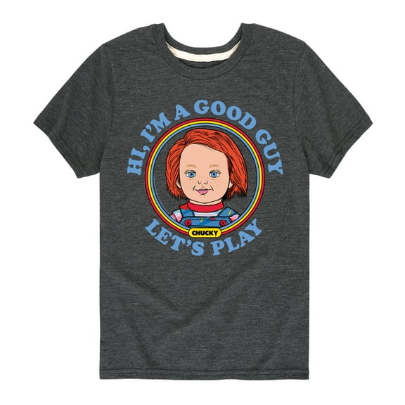 Chucky - Halloween - Hey, I'm A Good Guy - Toddler & Youth Short Sleeve Graphic T-Shirt