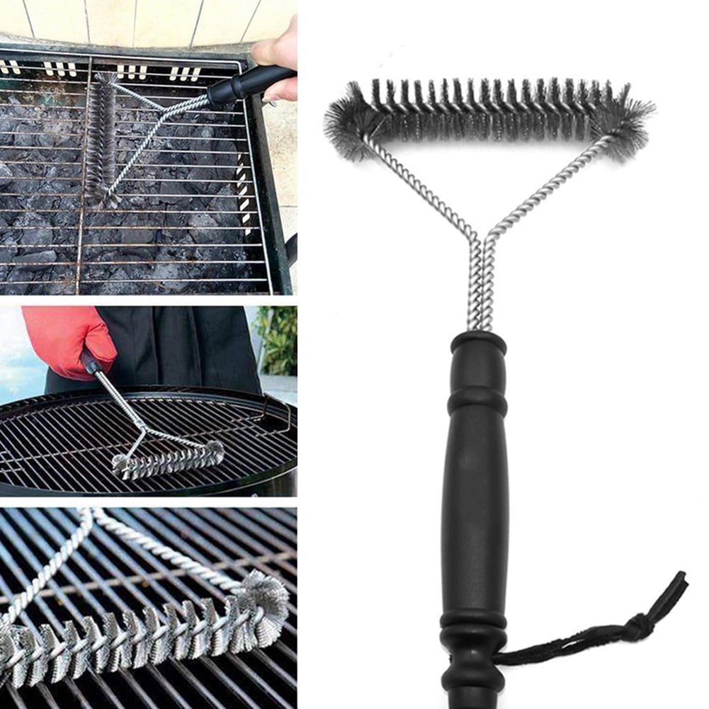 1PCS New Grill BBQ Barbeque Grill Cleaning Rescue Brush 