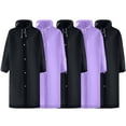 thumbnail image 1 of Weiqiqre Imperméables pour Hommes Ponchos de Pluie pour Adultes Imperméable Réutilisable Portable Lot de 5 avec Capuche à Cordon Restez au Sec avec Style, 1 of 8