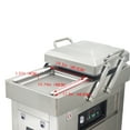 thumbnail image 4 of Two Chambers Vacuum Packaging Machine Stainless Steel Vacuum Sealer 15.7" Sealing Length 220V, 4 of 17