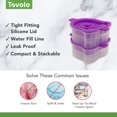 thumbnail image 4 of Tovolo Silicone Ice Mold, Rainbow Large Ice Molds for Cocktail Drinks, 2 Pack, 4 of 7