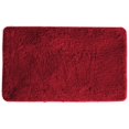 thumbnail image 2 of Mary Bathroom Rug, Luxury Soft Plush Shaggy Thick Fluffy Microfiber Bath Mat, Non-slip Rubber Back, Floor Mat Water Absorbent 21x34 Inch Burgundy, 2 of 4