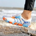 thumbnail image 4 of KANG Fashion Unisex Quick-Dry Water Shoes, Lightweight River-Tracing Outdoor Footwear, Anti- Beach Shoes for Hiking, Walking, and Light Training Blue 40, 4 of 5