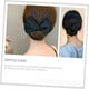 thumbnail image 5 of Hacer moños de donut fáciles de hacer: 2 piezas para el cabello de mujer - Hacer moños reutilizables para peinado Moldeador de moños con pinza de tela para el cabello, 5 of 5