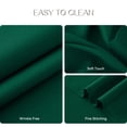 thumbnail image 3 of Romanstile Christmas Rectangle Tablecloth 2 Pack 60 x 84inch Stain and Wrinkle Resistant Washable Polyester Table Cover for Dining Table and Holiday Parties, Green, 3 of 7