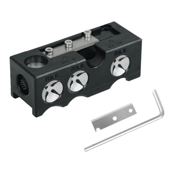 Multifunction Billiards Cue Tip Shaper Cue Tip Repair Tool Kit Pool Cue Tip Corrector Billiard Accessories,1 x Billiards Cue Tip Shaper 1 x Wrench