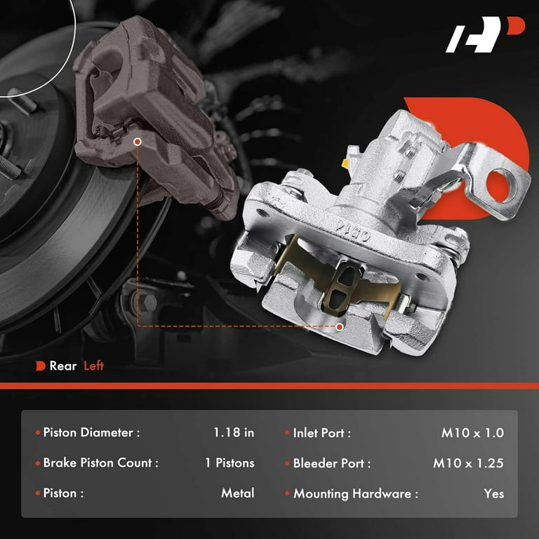 Rear Left Brake Caliper For 2001-2006 Hyundai Santa Fe 2003 2005 2002 Rear Left Brake Caliper For 2001-2006 Hyundai Santa Fe 2003 2005 2002
