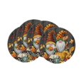 thumbnail image 2 of Round Table Placemats, Fall Table Decorations, Thanksgiving Table Decor, Rustic Farmhouse Decor, 14 Inch Diameter Fall Print Black Background Woven Placemats for Daily Dining and, 2 of 6