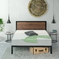 thumbnail image 2 of Zinus Mory 38" Metal Platform Bed Frame, No Box Spring Needed, Queen, 2 of 10