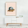 thumbnail image 3 of Disco Turtle - Mixed Media Disco Ball Surrealism Humor Animal Modern Art Whimsical Pop Art Unframed Wall Art Print 9 x 12 inches, 3 of 4
