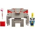 thumbnail image 4 of Minecraft Dungeons 3.25-in Battle Figures 2-Pk, Arch Illager and Redstone Golem, 4 of 6