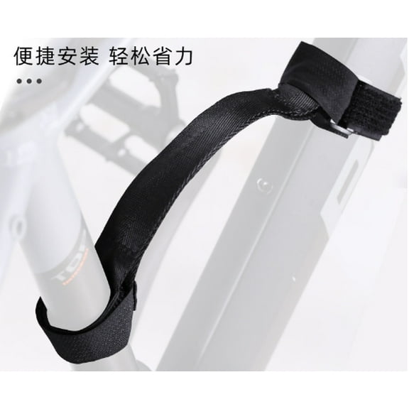 MRLESS 2-Pack Nylon Bike Carrying Straps with Handle Frame Lifter for Easy Transport on Stairs and Hills