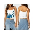 thumbnail image 2 of Rdhnmea Women Crop Camisoles Floral Print Spaghetti Strap Sleeveless Tank Tops, 2 of 9