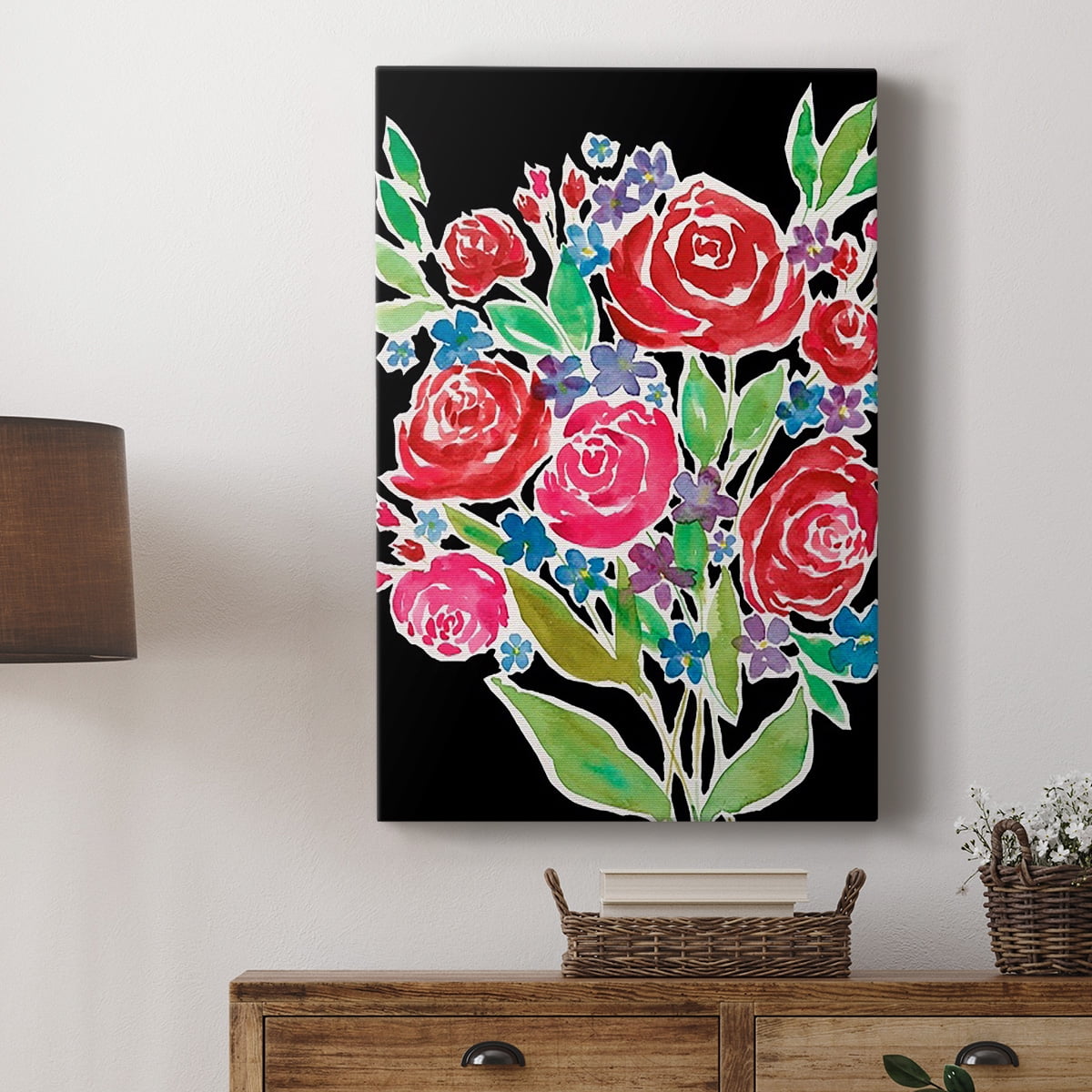 Floral Choir Bouquet Premium Gallery Wrapped Canvas - Ready to Hang