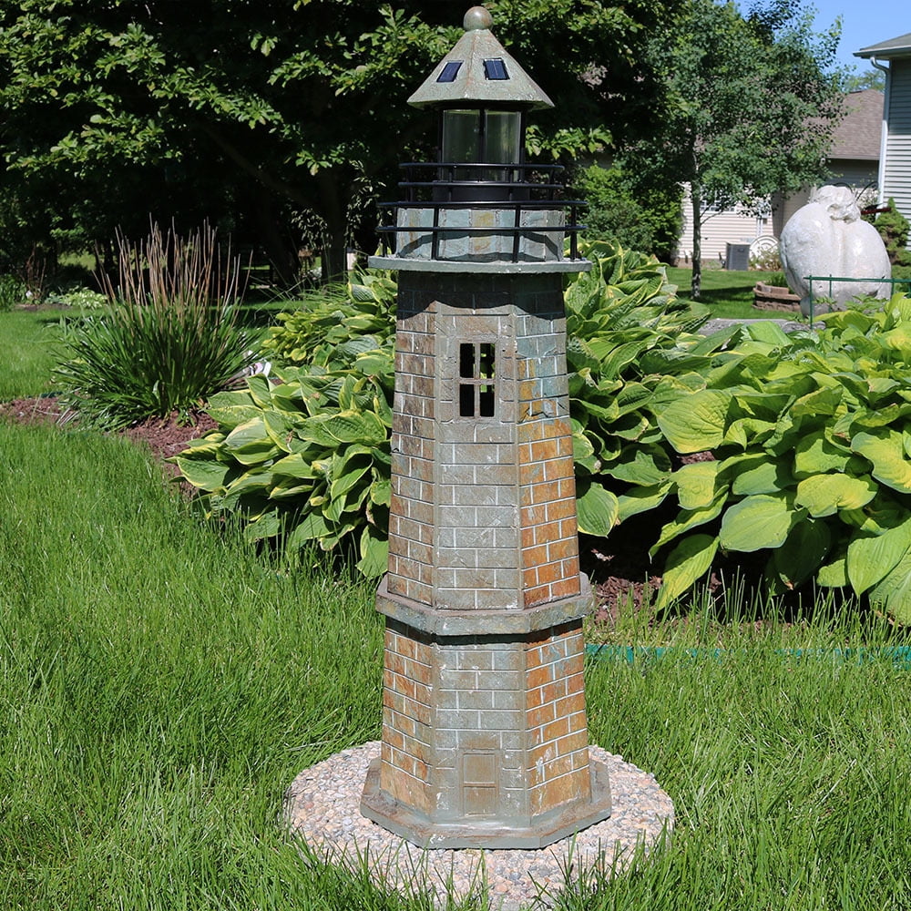 Sunnydaze Solar LED Garden Lighthouse Statue Outdoor Yard Decoration   1465e779 D70e 4b39 9b86 9fa570820c3f 1.7f92e2a8ab30eecfbf89e427207855e6 